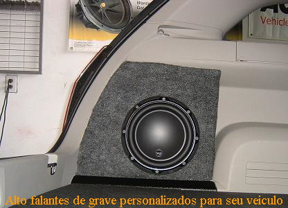 Alto falantes de grave personalizados para seu veiculo